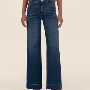 Kut from the Kloth Meg High Rise, Wide Leg Trouser, NWT